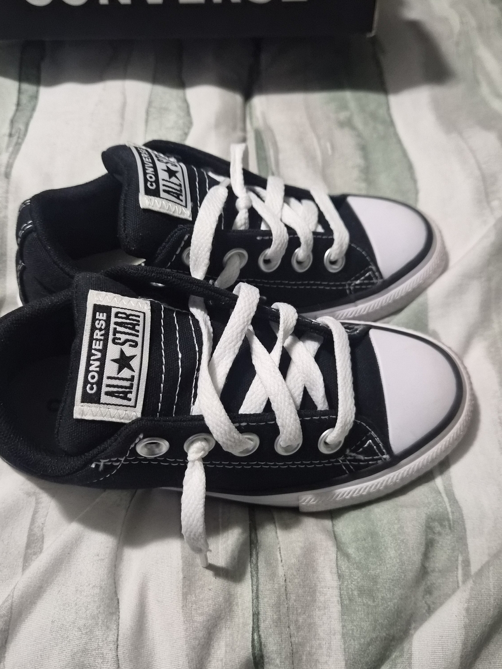 Converse Kids' Chuck Taylor All Star Low Top Sneakers - Black/White